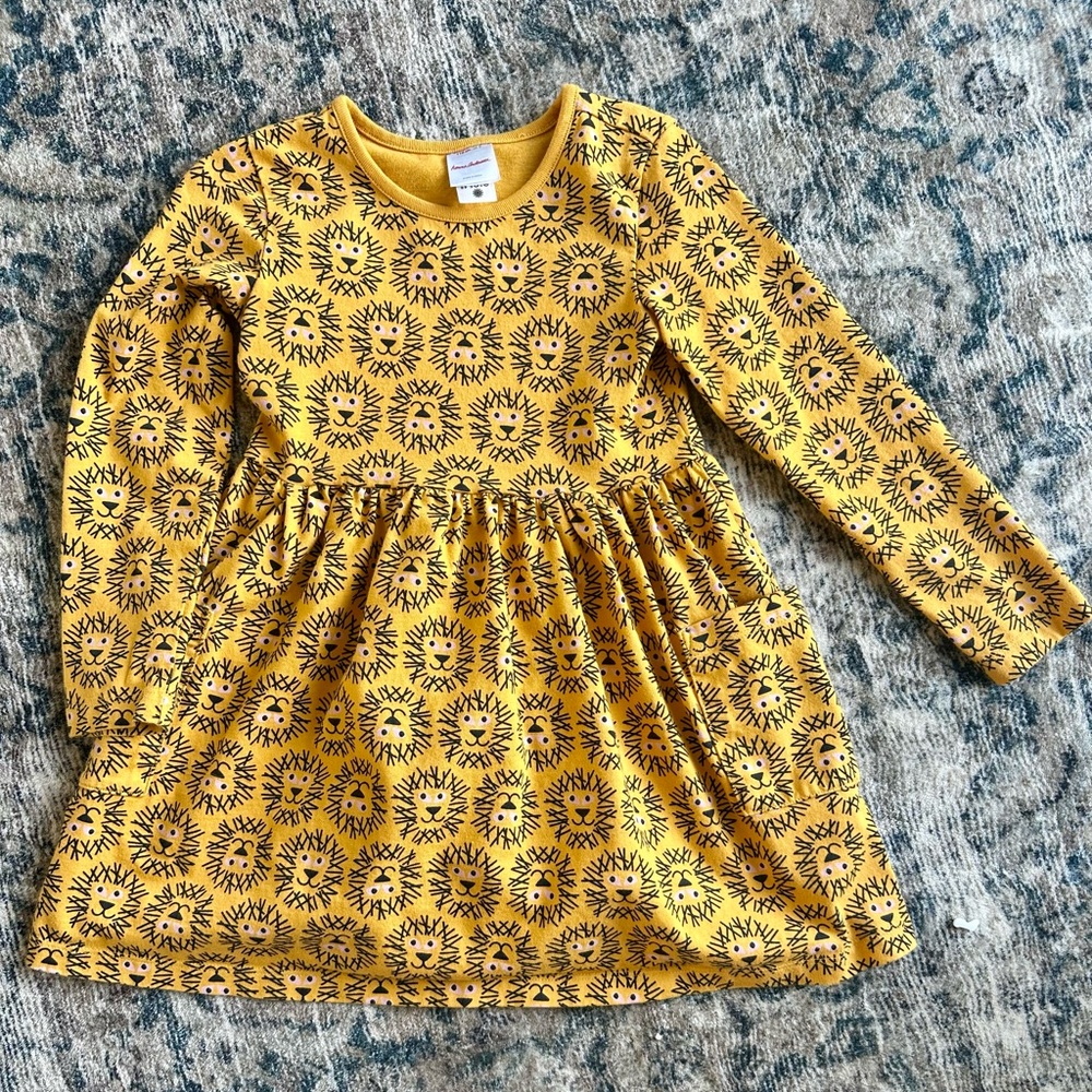 Hanna Andersson Long Sleeve Print Pocket Dress